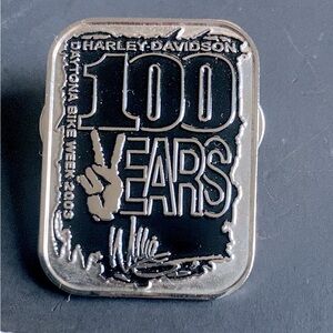 2003 Harley Davidson Bike Week Pin Vest Pin, Jacket 100 Years Peace Daytona FL